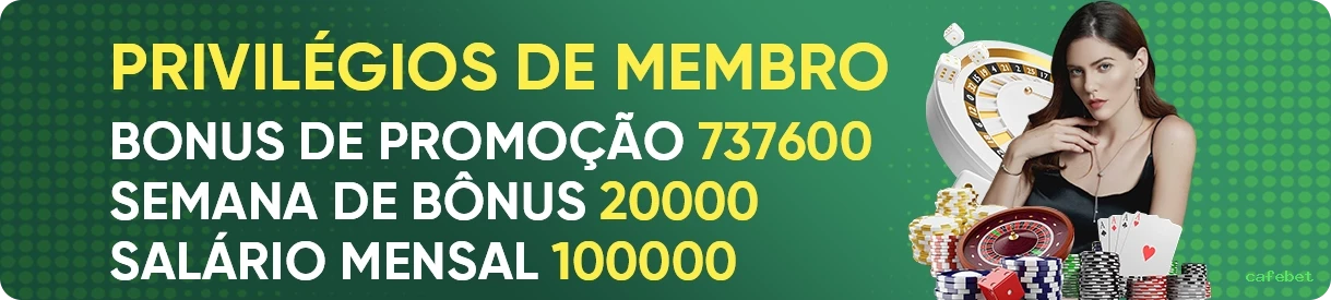 Login rápido no app cafebet